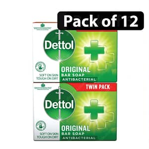 (Pack of 12) Dettol Original Soap 100g x 2