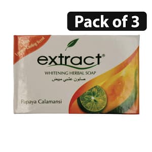 (Pack of 3) Extract Whitening Herbal Soap 125g