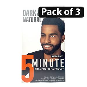 (Pack of 3) Dark & Natural Gray Coverage 5 Minute Shampoo-in Haircolor