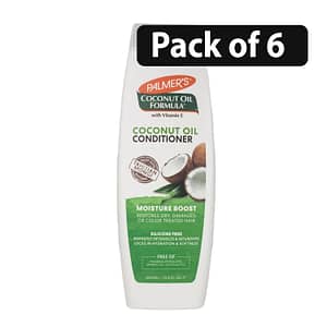 (Pack of 6) Palmers Coconut Oil Formula with Vitamin E Moisture Boost Conditioner 13.5Fl.oz
