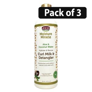 (Pack of 3) African Pride Curl Milk & Detangler 12oz
