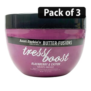 (Pack of 3) Aunt Jackie’s Butter Fusions Tress Boost 8oz