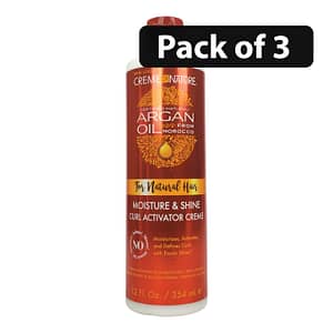 (Pack of 3) Creme of Nature Moisturize & Shine Curl Activator Cream 12oz