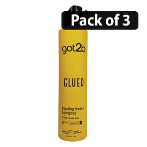 (Pack of 3) Got2B Schwarzkopf Glued Blasting Freeze Spray 300ml