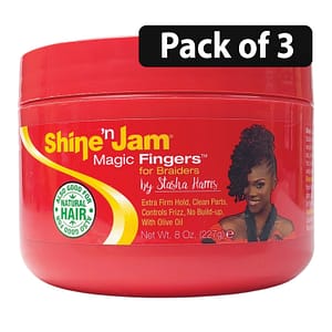 (Pack of 3) Shine ‘n Jam Magic Fingers for Braids 8oz