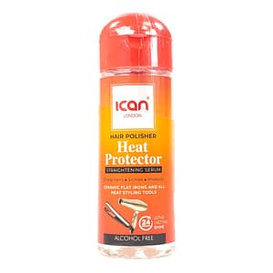 Ican London Hair Polisher Heat Protector Straightening Serum 7fl.oz