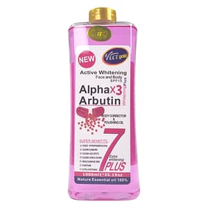 Veet Gold Active Whitening Alpha x 3 Arbutin Body Corrector & Polishing Oil 1000ml