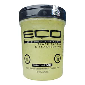Eco Black Castor & Flaxseed Oil Gel 32fl.oz
