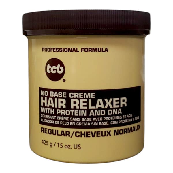 Tcb No Base Creme Hair Relaxer Regular 15oz