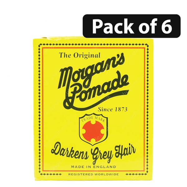 (Pack of 6) Morgan's Pomade Darkens Grey Hair 200ml