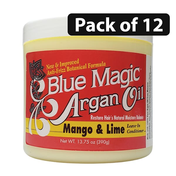 (Pack of 12) Blue Magic Mango & Lime Argan Oil 13.75oz
