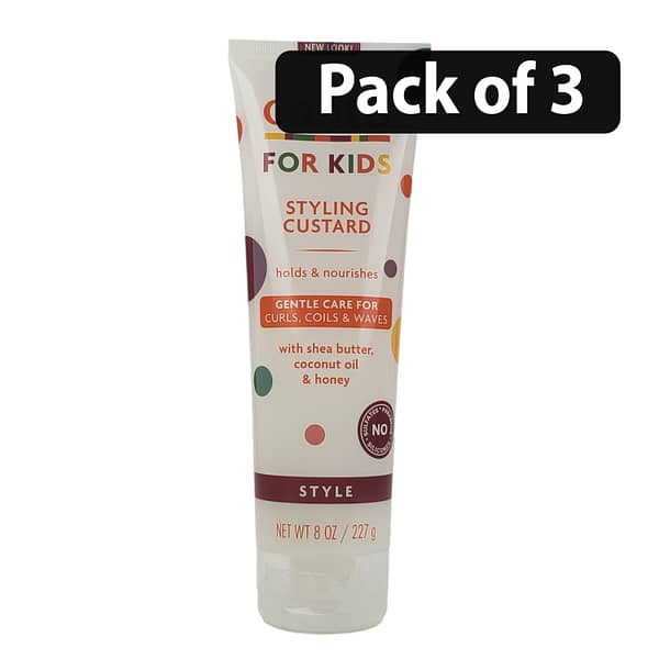(Pack of 3) Cantu Care For Kids Styling Custard 8oz