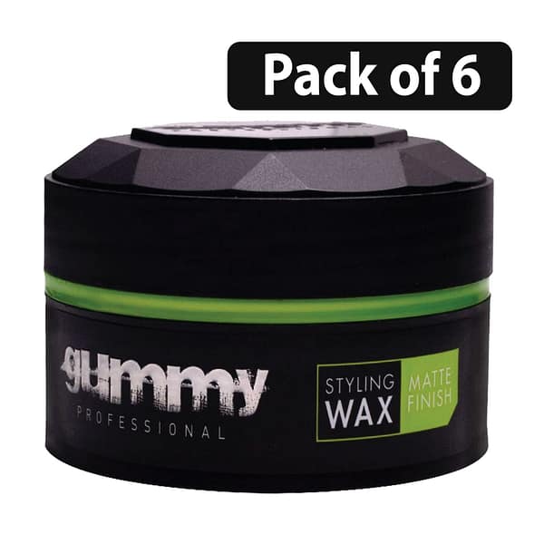 (Pack of 6) Gummy Styling Wax Matte Finish 150ml N