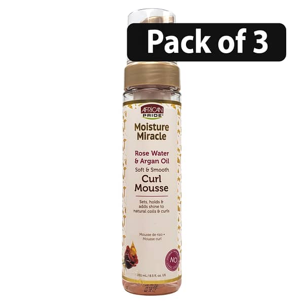 (Pack-of-3)-African-Pride-Curl-Mousse-with-Rose-Water-&-Argan-Oil-8.5oz