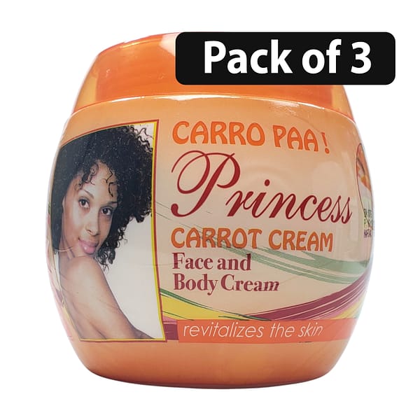 (Pack of 3) Carro Paa Princess Carrot Cream 460g