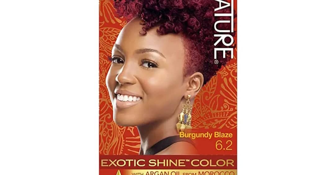 (Pack of 3) Creme of Nature Exotic Shine Color Burgundy Blaze 6.2