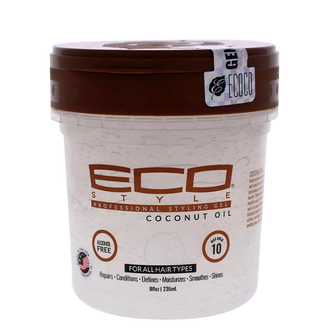 ECO Styling Gel with Coconut for All Hair Types 8oz ECO Styling Gel with Coconut for All Hair Types 8oz