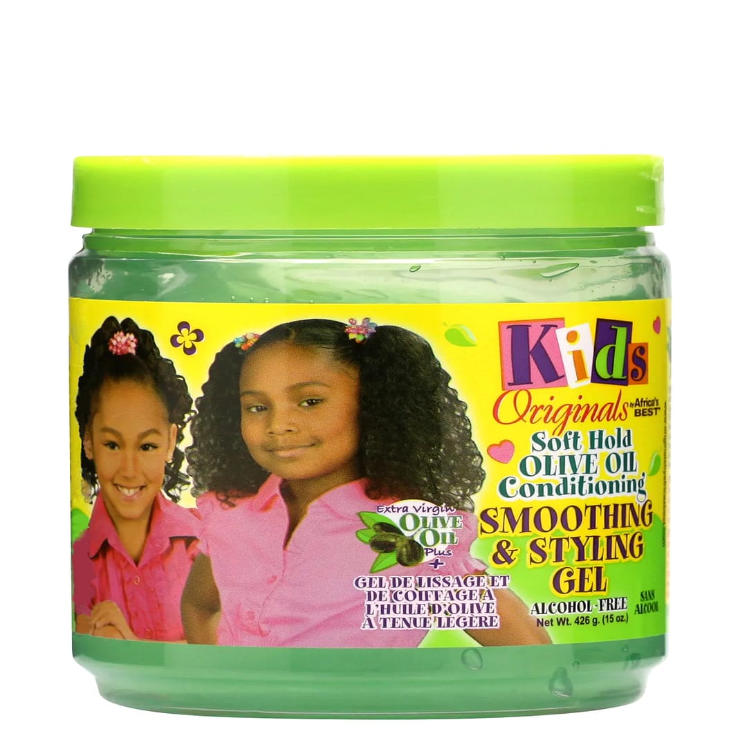 Africa's Best Kids Organics Soft Hold Olive Oil Smoothing & Styling Gel 15oz Africa's Best Kids Organics Soft Hold Olive Oil Smoothing & Styling Gel 15oz