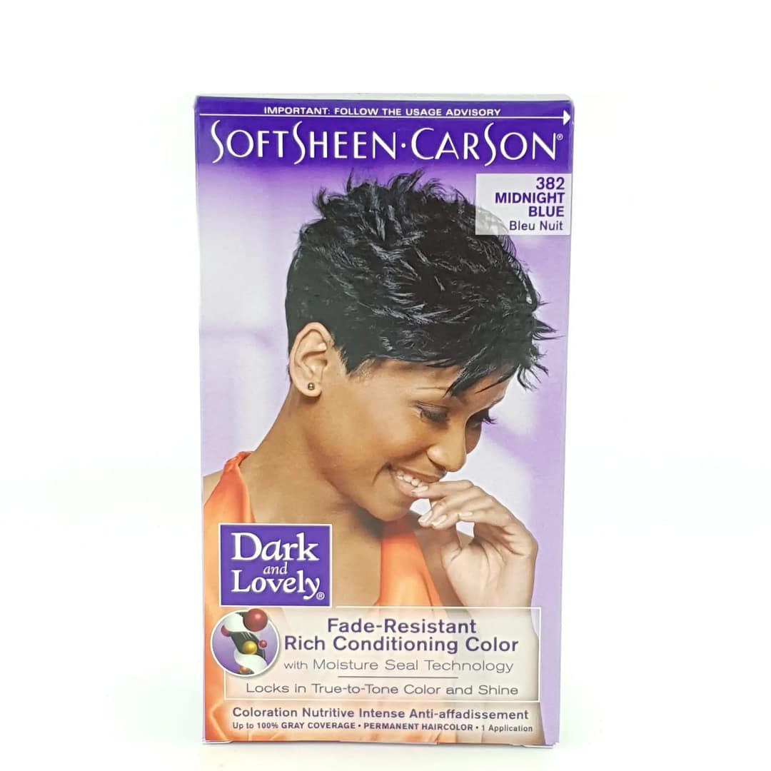 Dark & Lovely Rich Conditioning Color 382 Midnight Blue Dark & Lovely Rich Conditioning Color 382 Midnight Blue