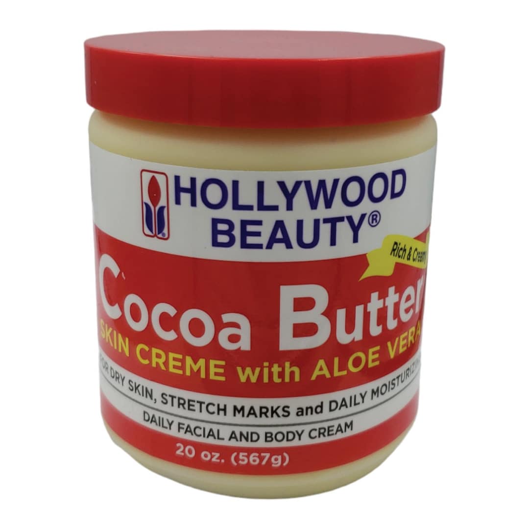 Hollywood Beauty Cocoa Butter Skin Cream with Aloe Vera 20oz Hollywood Beauty Cocoa Butter Skin Cream with Aloe Vera 20oz