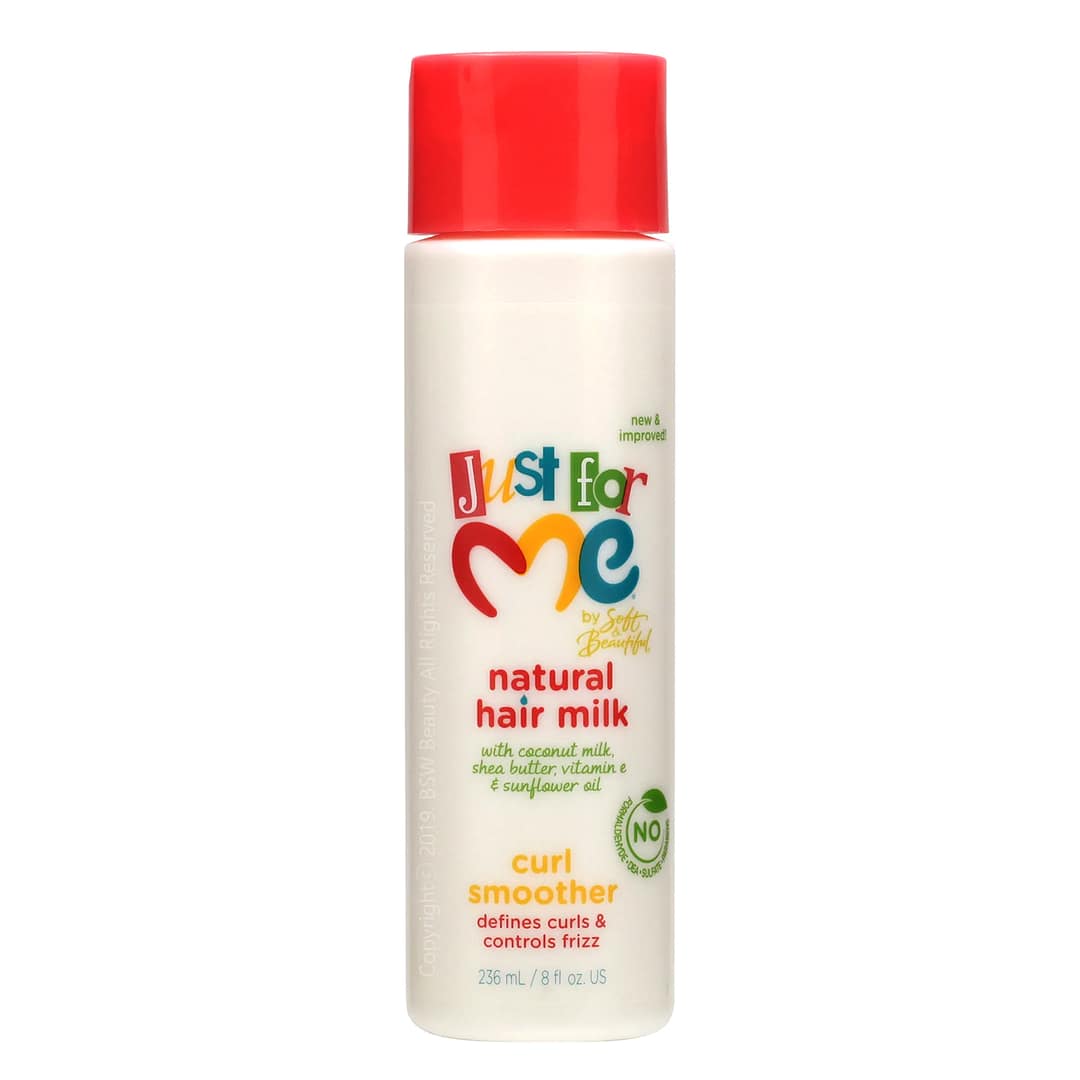 Soft & Beautiful Just For Me Natural Hair Milk Curl Smoother 8oz Soft & Beautiful Just For Me Natural Hair Milk Curl Smoother 8oz