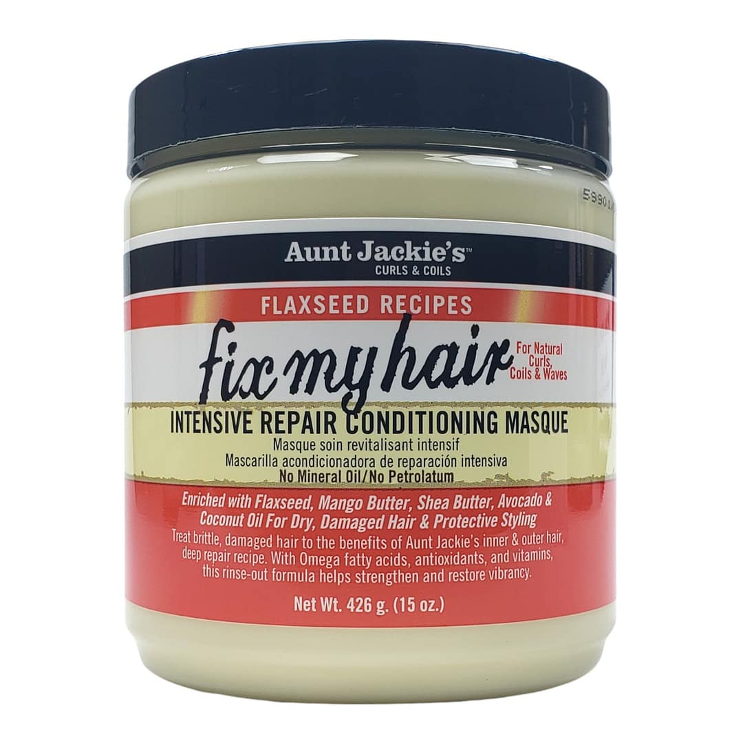 Aunt Jackie's Fix My Hair Intensive Repair Conditioning Masque 15oz Aunt Jackie's Fix My Hair Intensive Repair Conditioning Masque 15oz