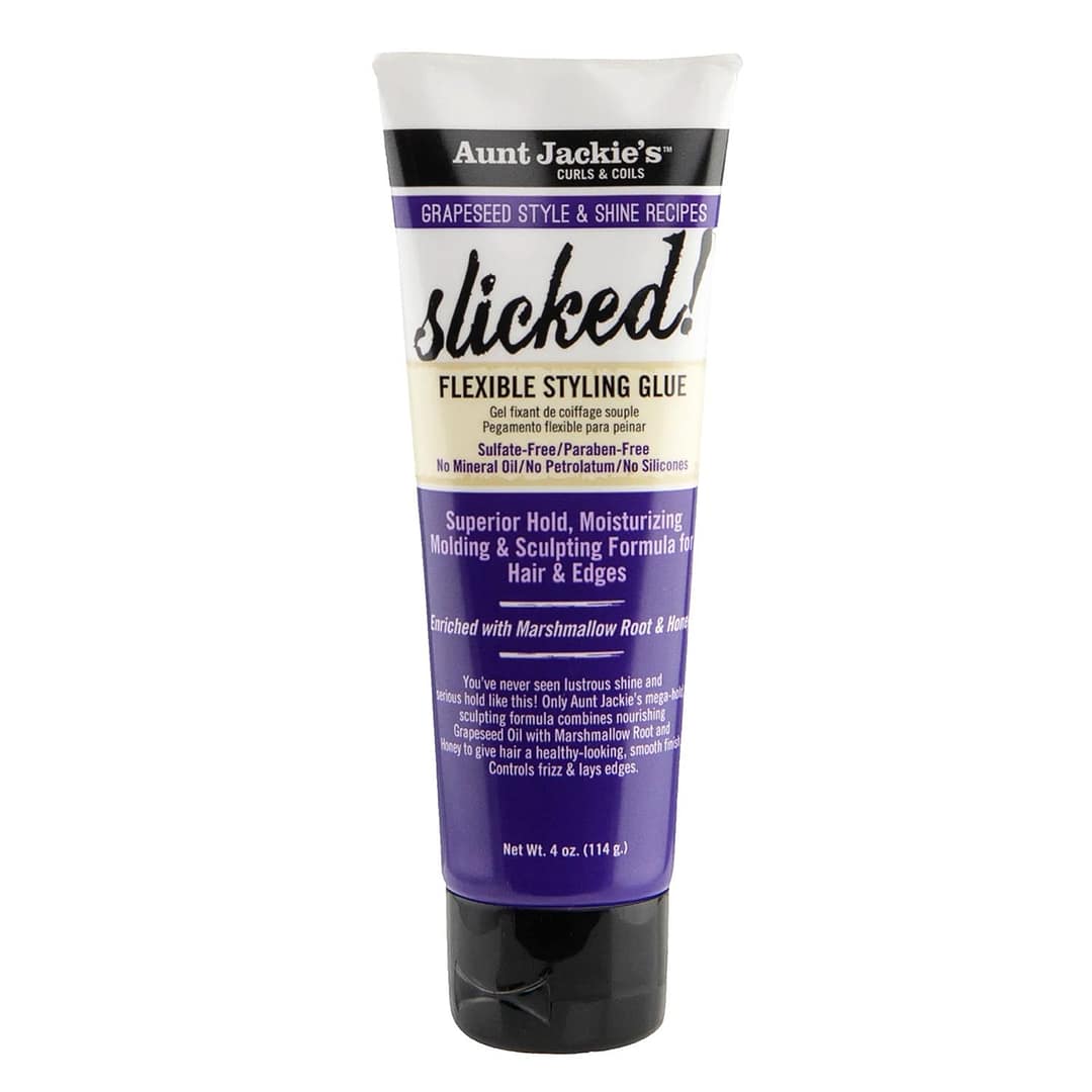 Aunt Jackie's Slicked Flexible Styling Glue 4oz Aunt Jackie's Slicked Flexible Styling Glue 4oz