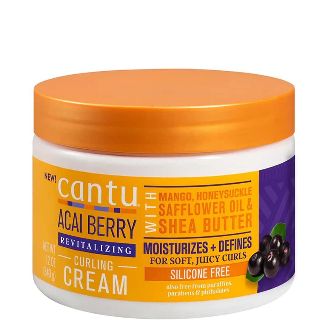 Cantu Acai Berry Curling Cream Revitalizing 12oz Cantu Acai Berry Curling Cream Revitalizing 12oz