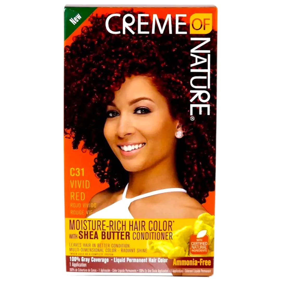 Cream of Nature Vivid Red Ammonia Free C31 Cream of Nature Vivid Red Ammonia Free C31