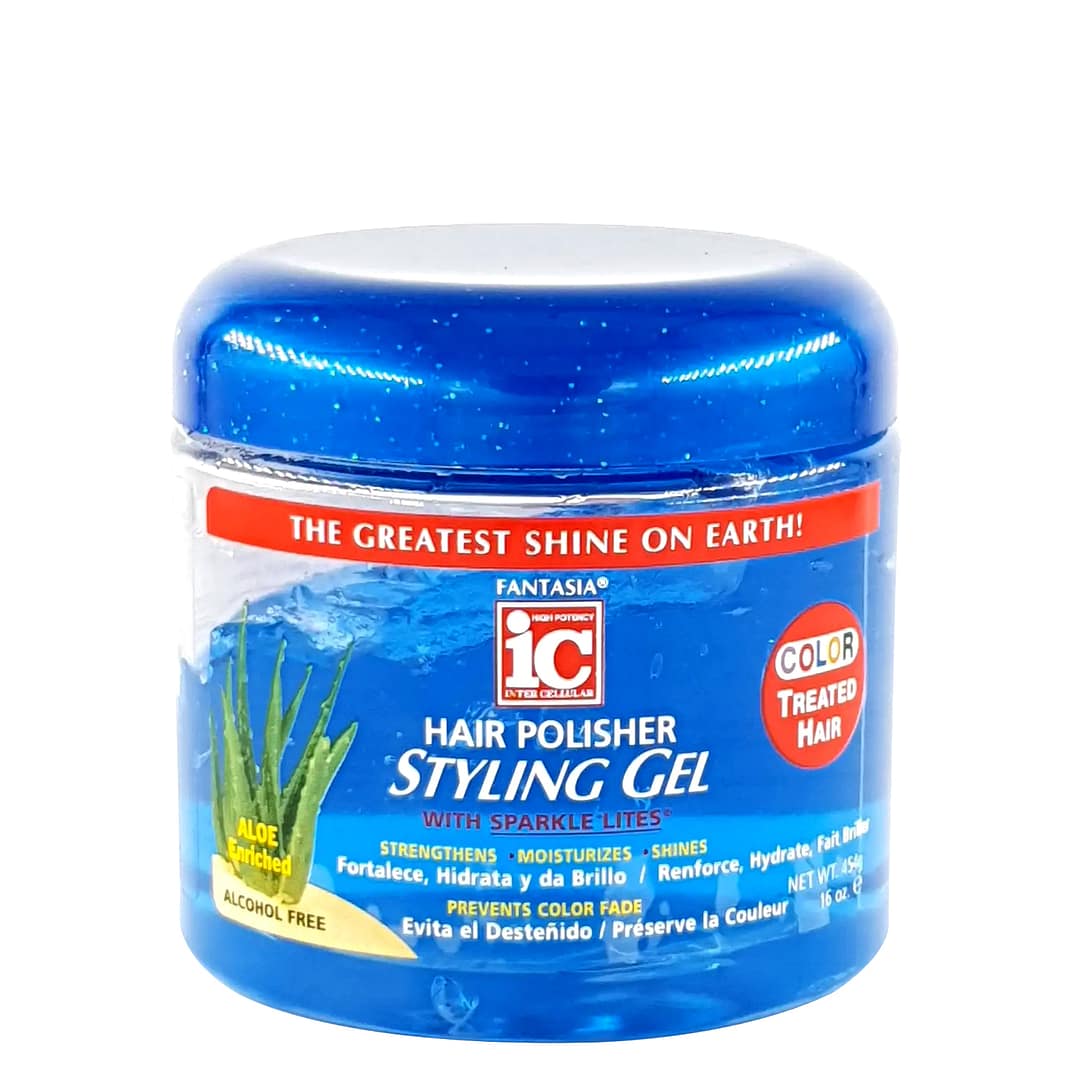 Fantasia IC Hair Polisher Styling Gel 16oz Fantasia IC Hair Polisher Styling Gel 16oz