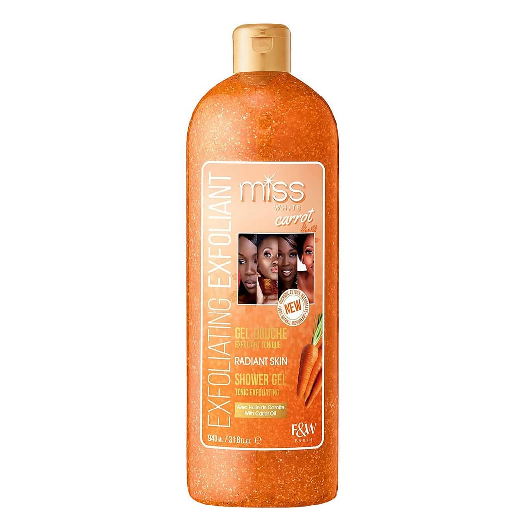 Miss White Carrot Gel Douche Exfoliant Tonique Radiant Skin Shower Gel 3.18 oz Miss White Carrot Gel Douche Exfoliant Tonique Radiant Skin Shower Gel 3.18 oz