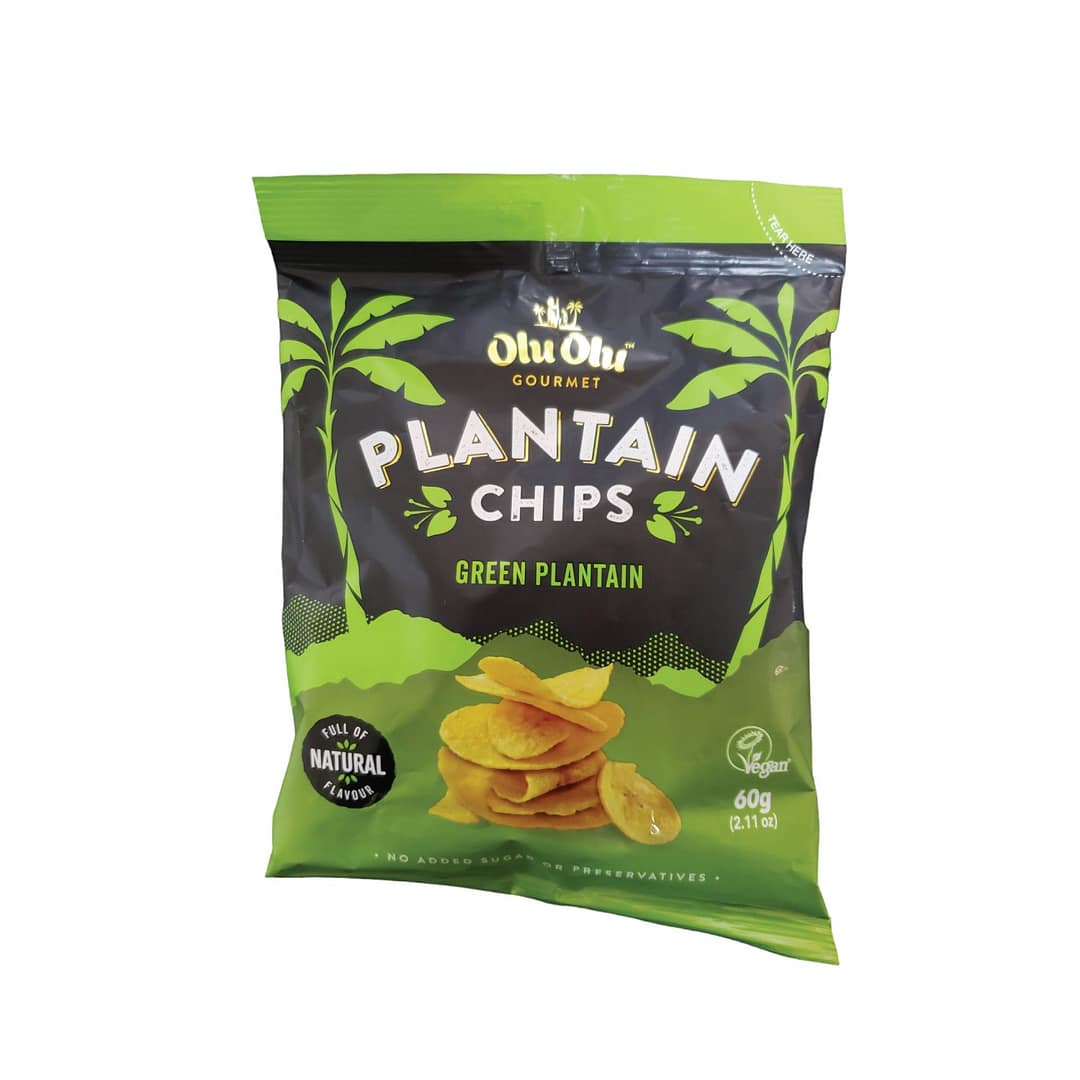 Olu Olu Green Plantain Chips 60g Olu Olu Green Plantain Chips 60g