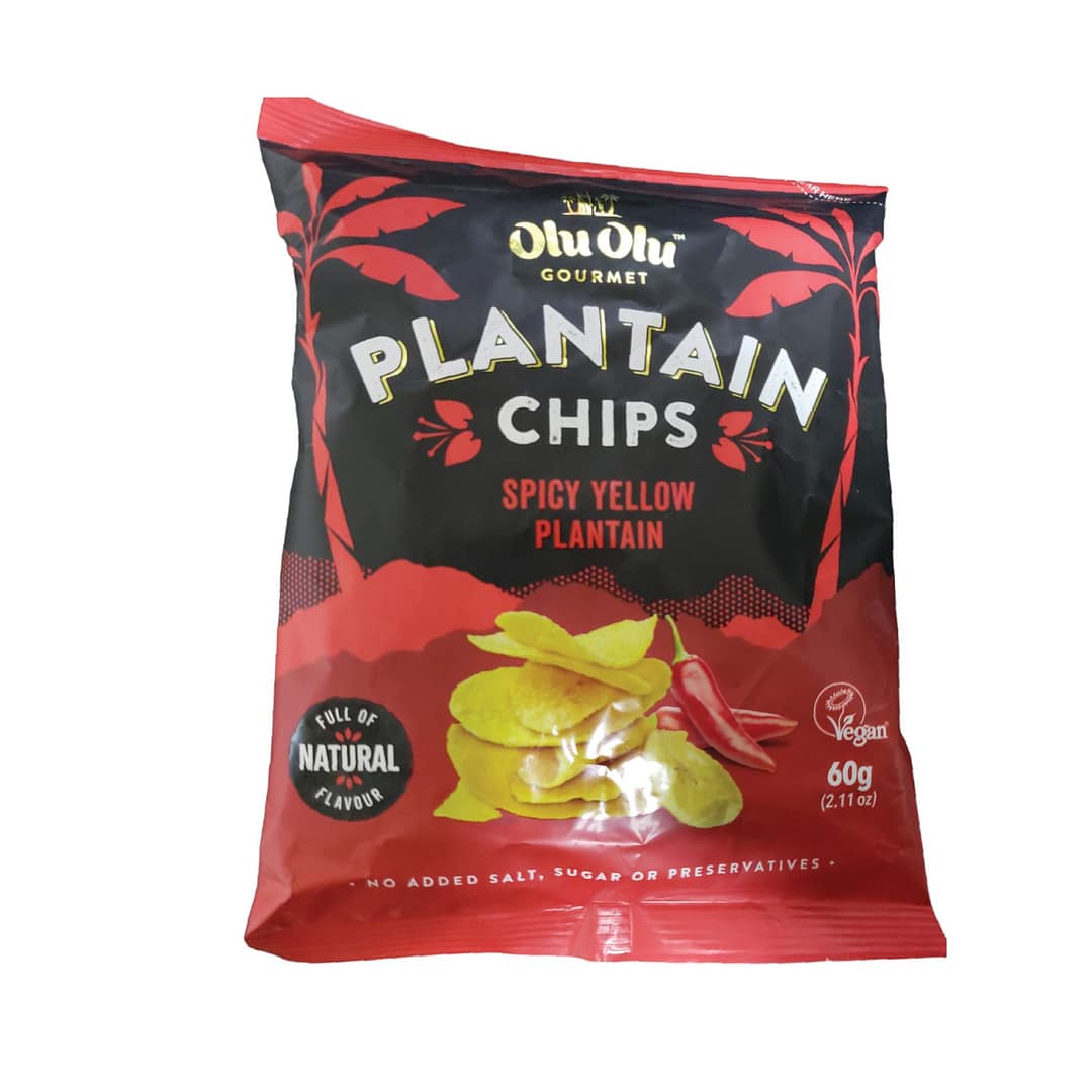 Olu Olu Plantain Chips Chilli 60g Olu Olu Plantain Chips Chilli 60g