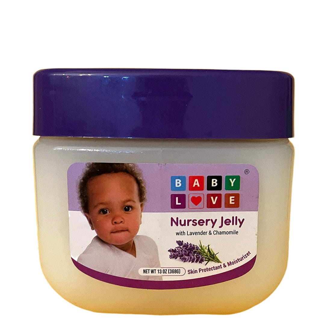 BABY LOVE NURSERY PETROLEUM JELLY WITH LAVENDER & CHAMOMILE 368G BABY LOVE NURSERY PETROLEUM JELLY WITH LAVENDER & CHAMOMILE 368G