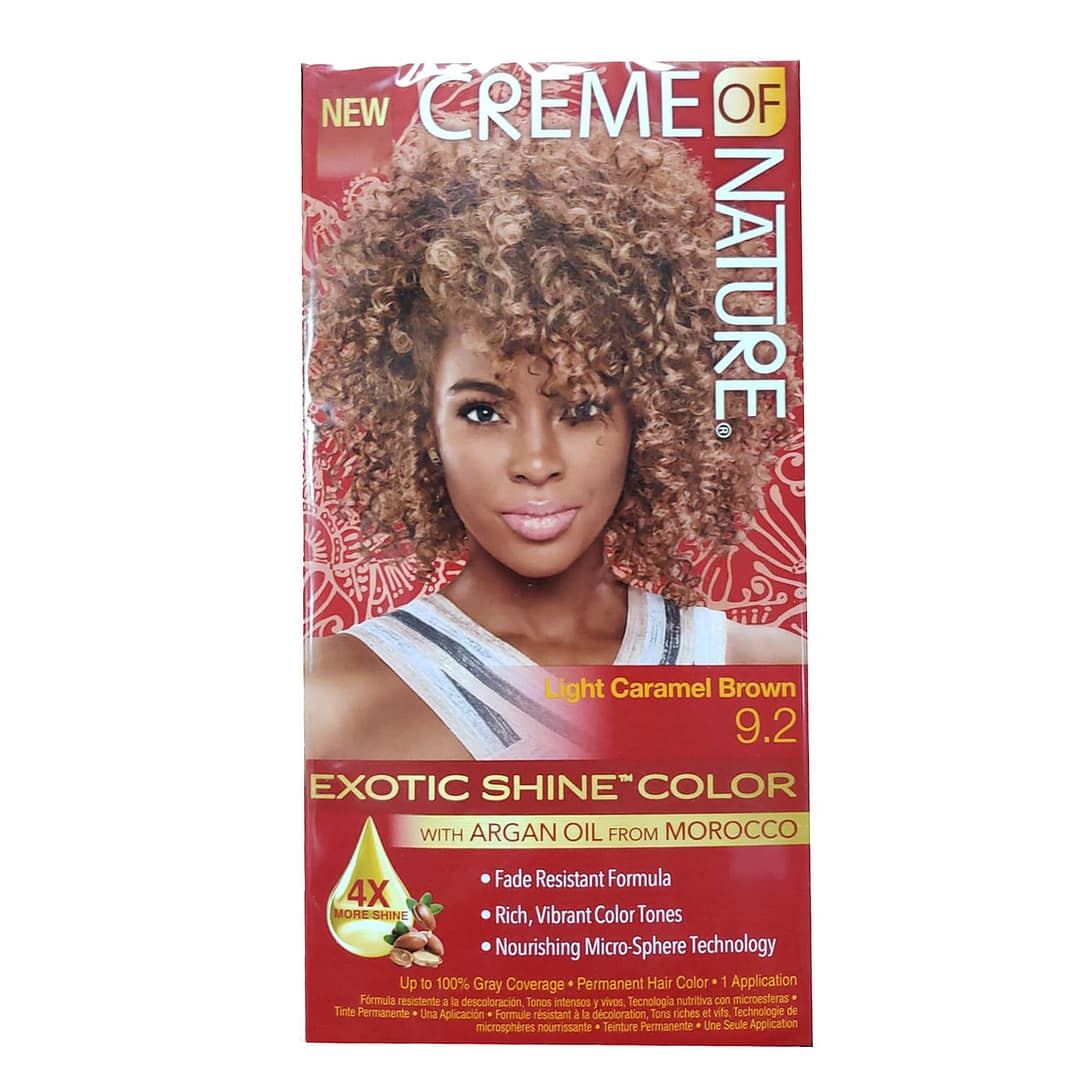 Creme of Nature Light Caramel 9.2 Exotic Shine Color Creme of Nature Light Caramel 9.2 Exotic Shine Color