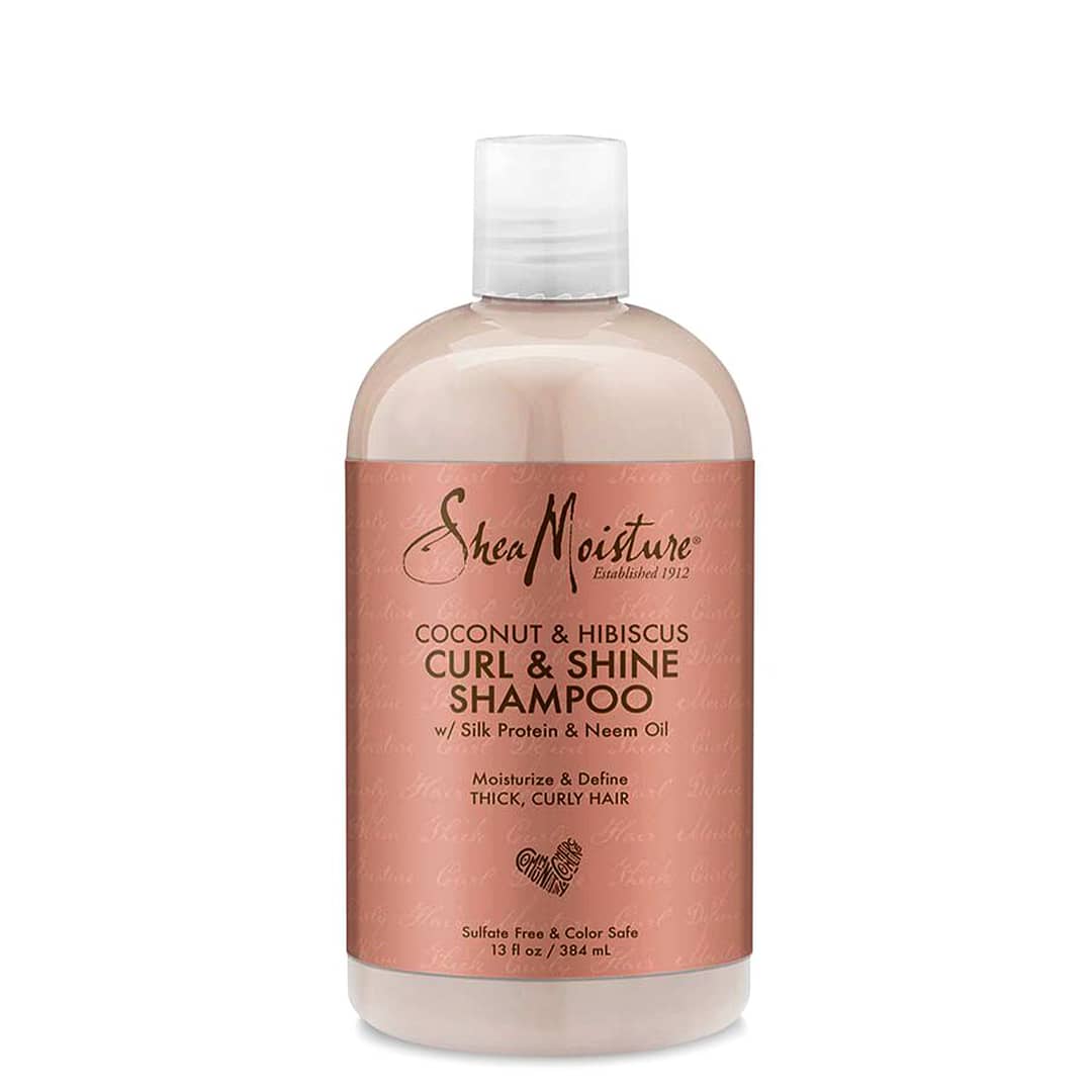 Shea Moisture Coconut Hubscus Curl & Shine Shampoo 13oz Shea Moisture Coconut Hubscus Curl & Shine Shampoo 13oz