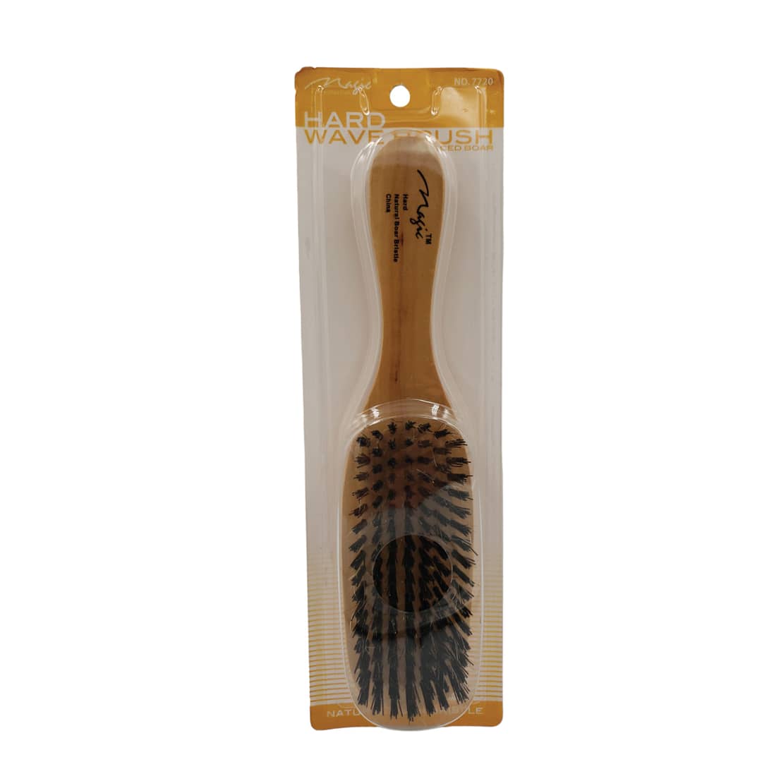 Magic Hard Wave Brush Natural Boar Bristle No. 7720 Magic Hard Wave Brush Natural Boar Bristle No. 7720