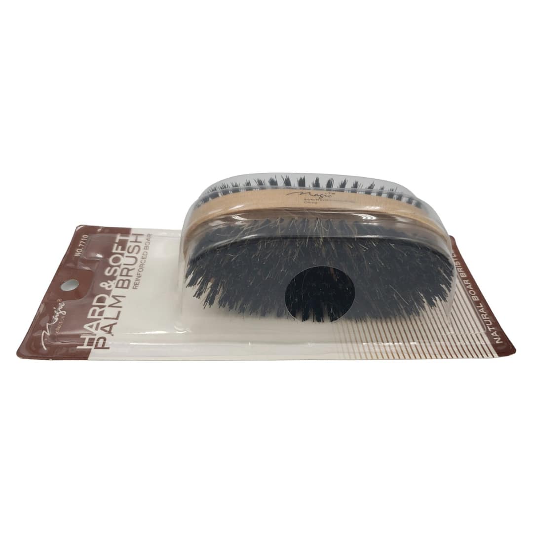 Magic Hard and Soft Palm Brush Natural Boar Bristle 7710 Magic Hard and Soft Palm Brush Natural Boar Bristle 7710