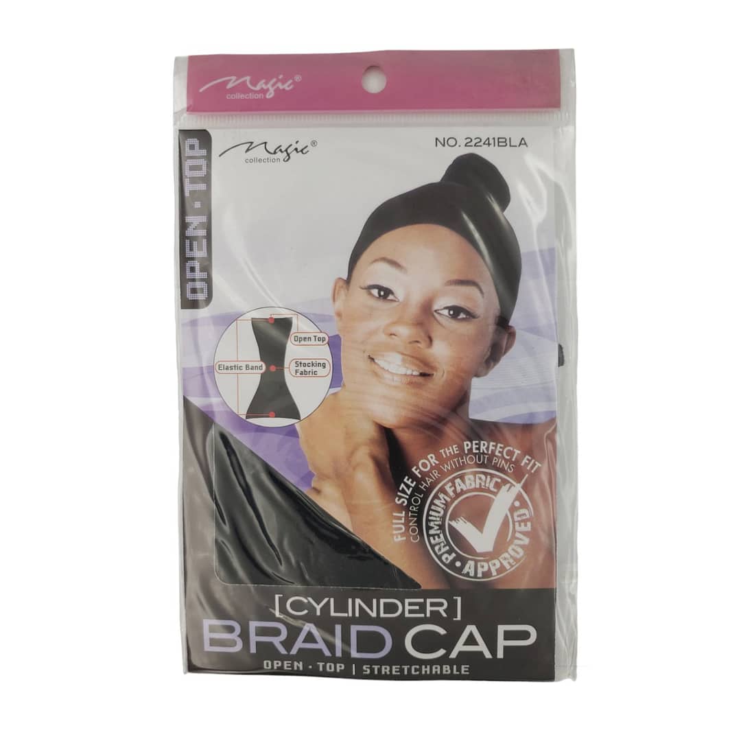 Magic Open-Top Cylinder Braid Cap 2241BLA Magic Open-Top Cylinder Braid Cap 2241BLA