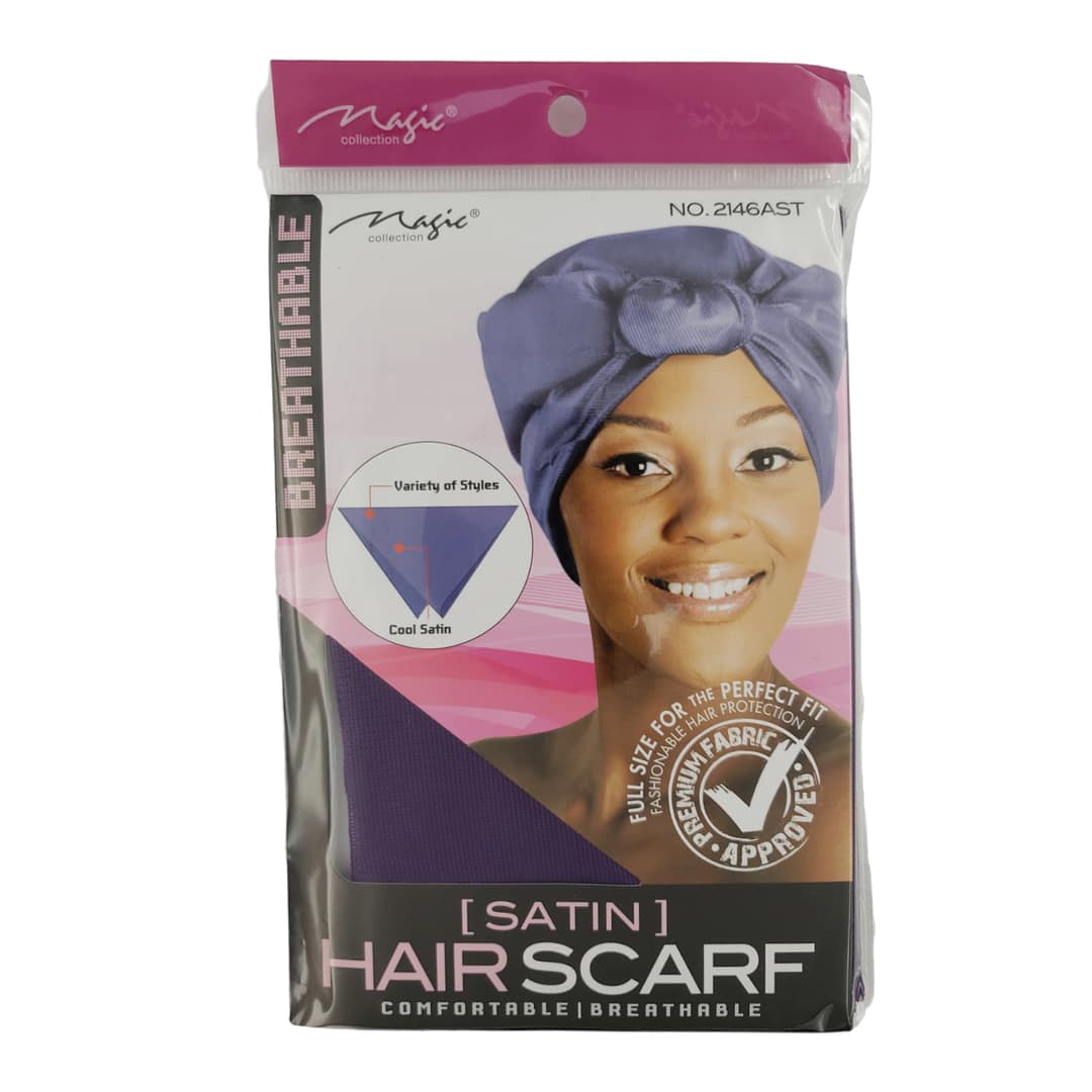 Magic Breathable Satin Hair Scarf 2146AST Magic Breathable Satin Hair Scarf 2146AST
