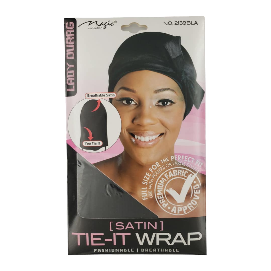 Magic Satin Tie-It Wrap 2139BLA Magic Satin Tie-It Wrap 2139BLA