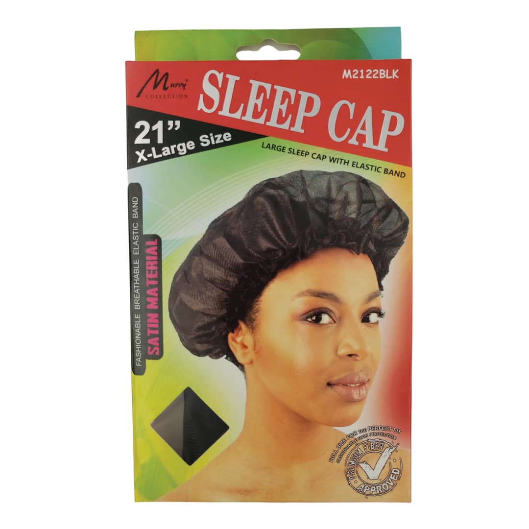 Murry 21'' X-Large Size Sleep Cap M2122BLK 1 Murry 21'' X-Large Size Sleep Cap M2122BLK