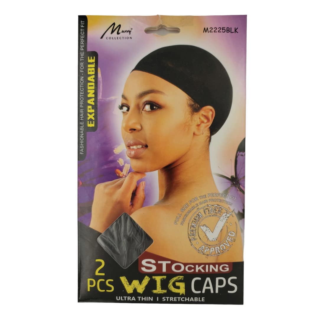 Murry Stocking 2 PCS Wig Caps M2225BLK Murry Stocking 2 PCS Wig Caps M2225BLK