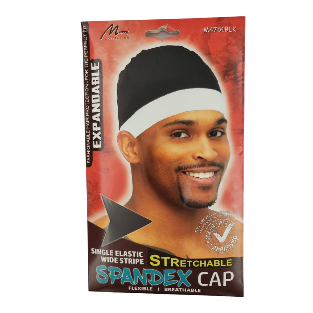 Murry Stretchable Spandex Cap M4761BLK Murry Stretchable Spandex Cap M4761BLK