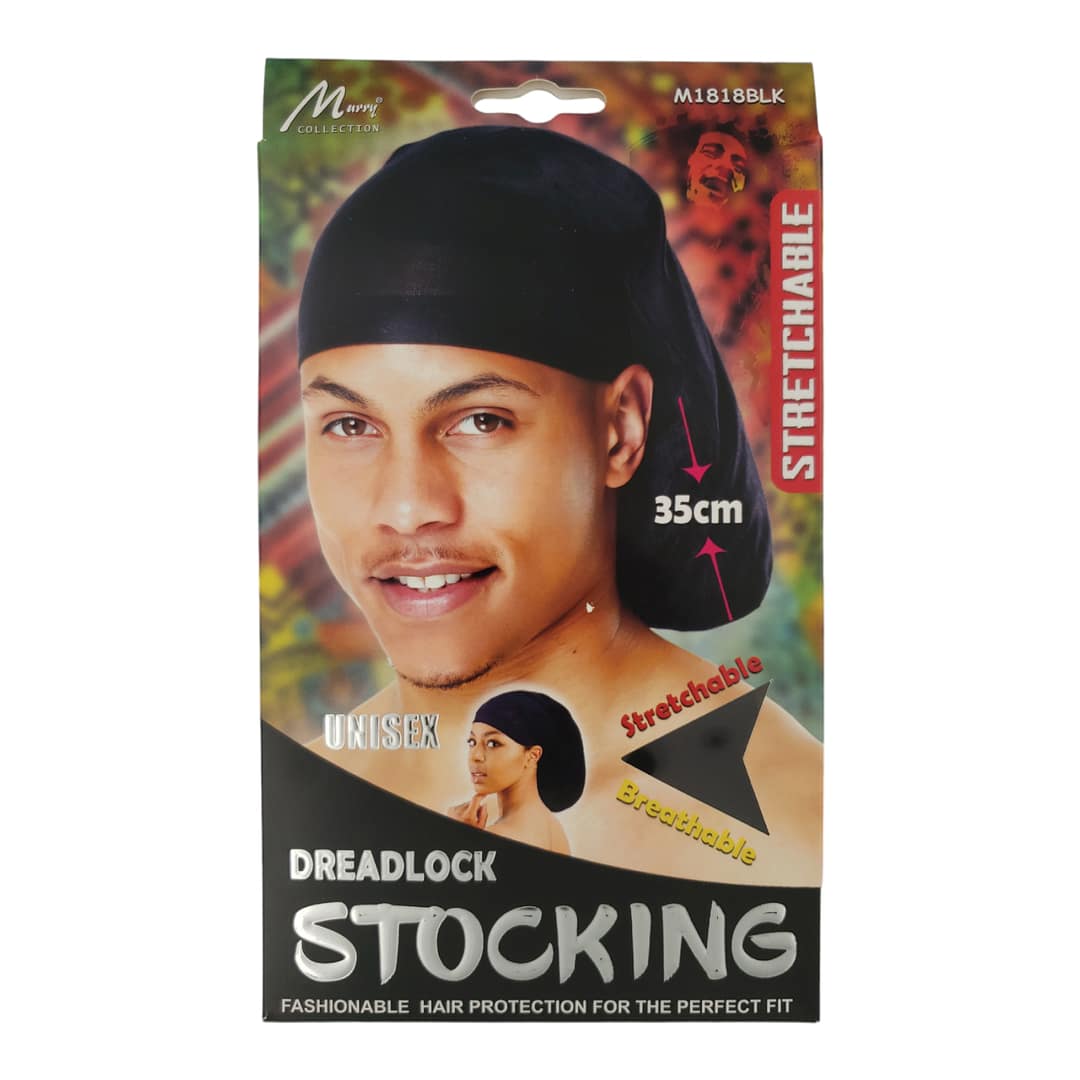 Murry Unisex Stretchable Dreadlock Stocking M1818BLK Murry Unisex Stretchable Dreadlock Stocking M1818BLK