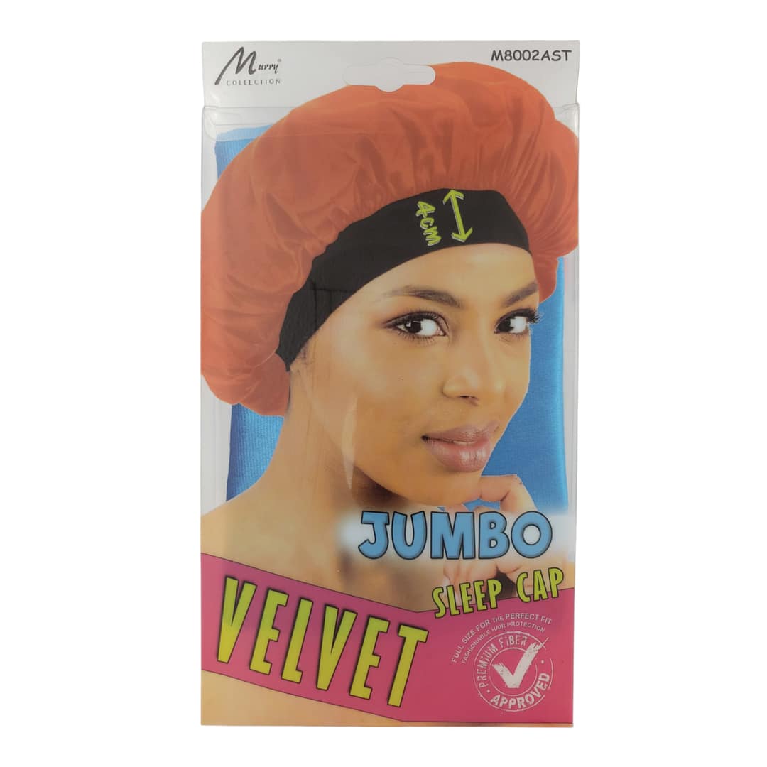 Murry Velvet Jumbo Sleep Cap M8002AST Murry Velvet Jumbo Sleep Cap M8002AST