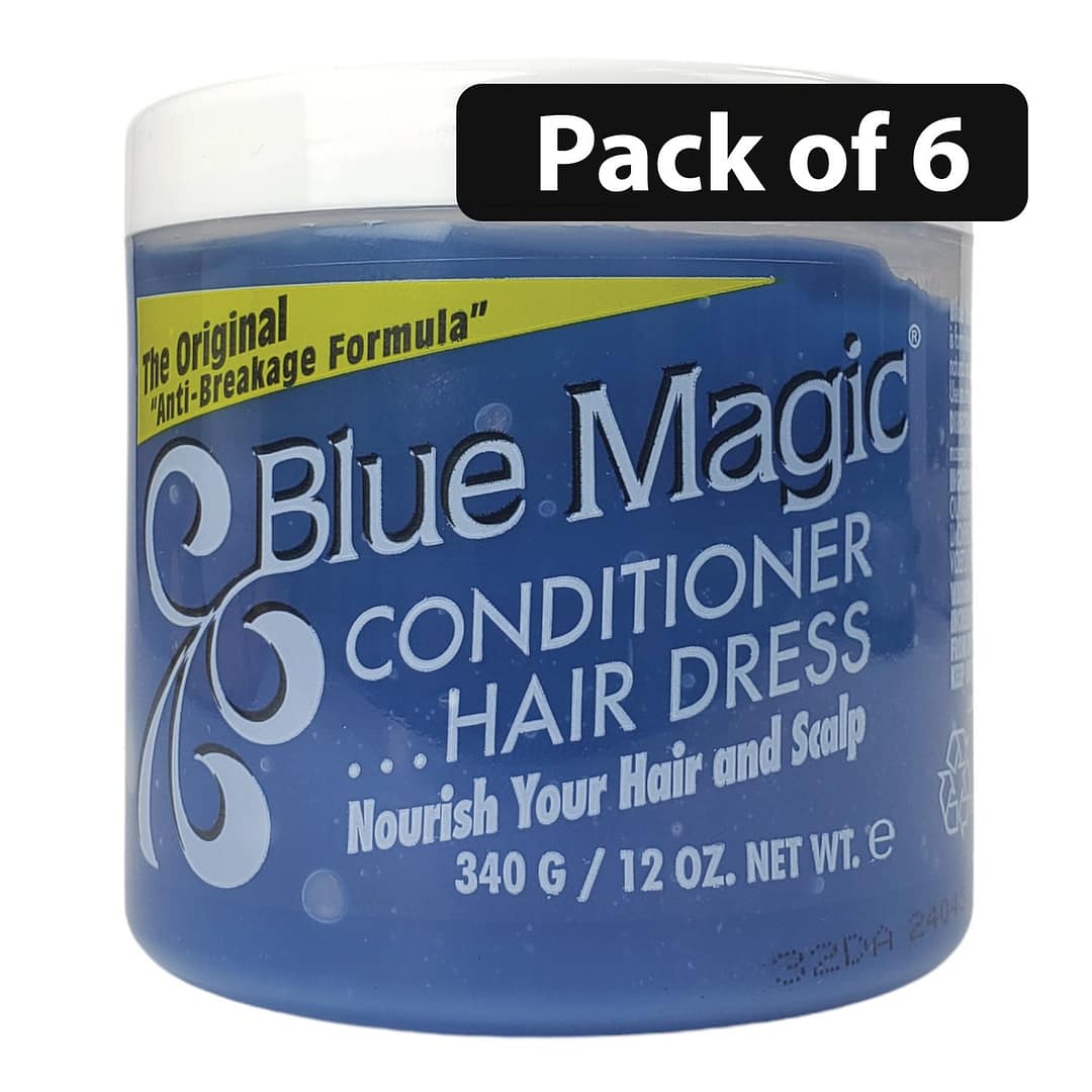 (Pack of 6) Blue Magic Conditioner Hair Dress 12oz (Pack of 6) Blue Magic Conditioner Hair Dress 12oz