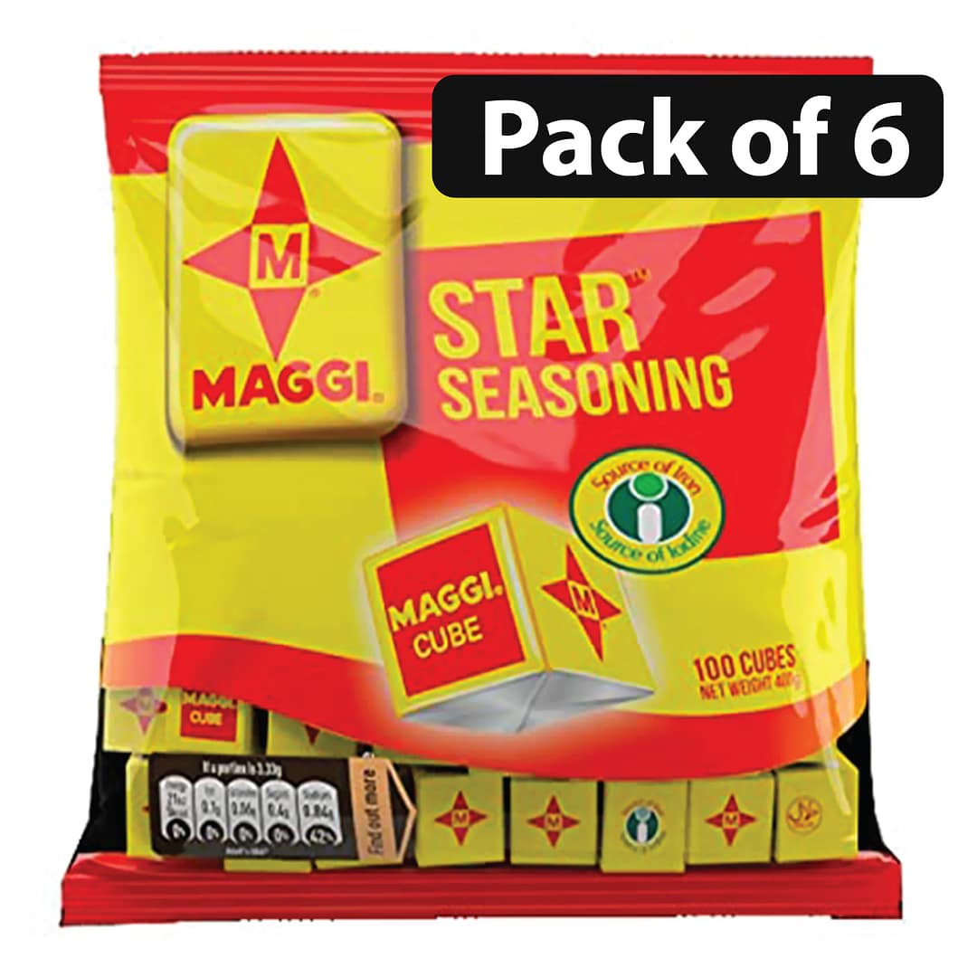 (Pack of 6) Maggi Seasoning, 100 Cubes (Pack of 6) Maggi Seasoning, 100 Cubes