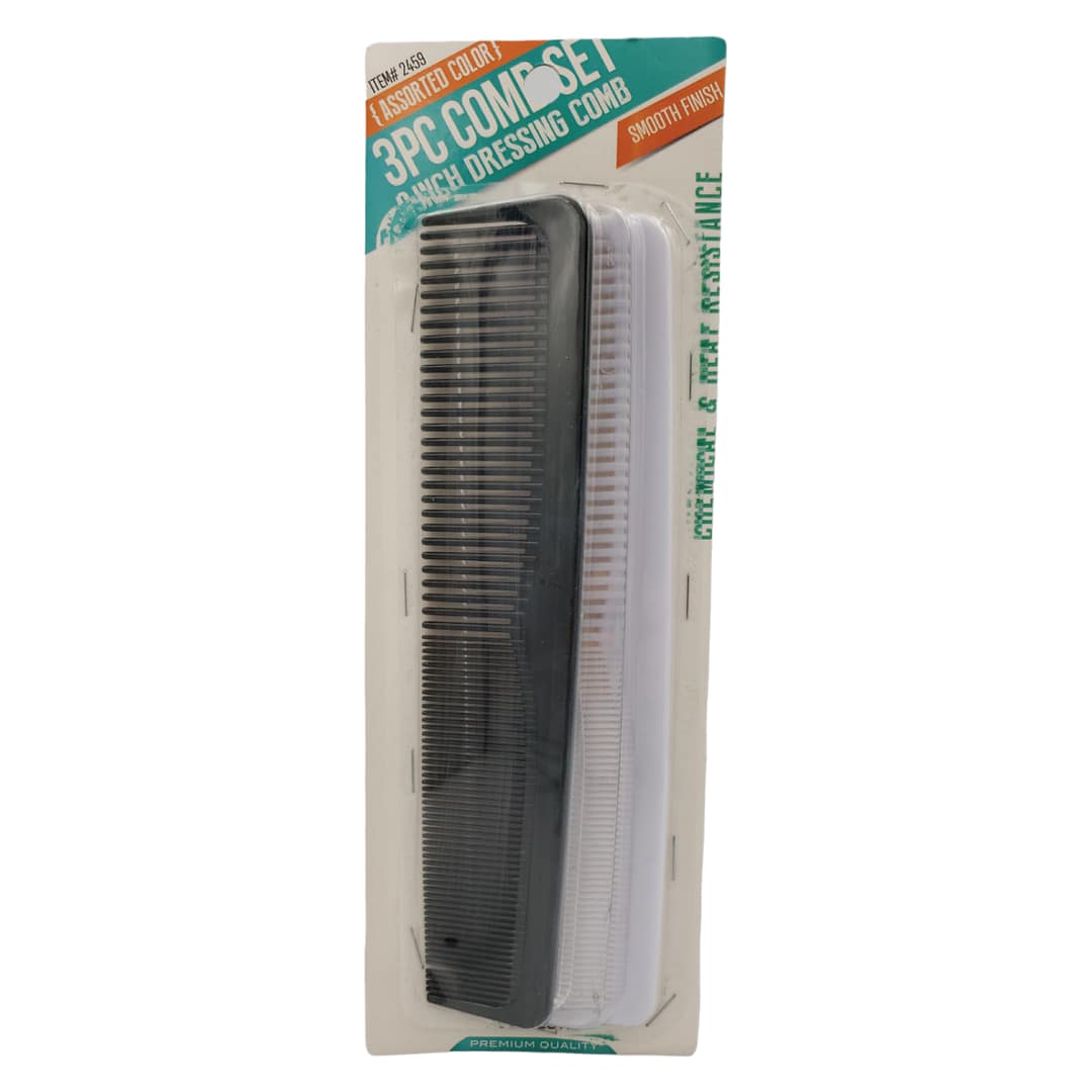 Stella 3Pc Comb Set 9inch Dressing Comb 2459 Stella 3Pc Comb Set 9inch Dressing Comb 2459
