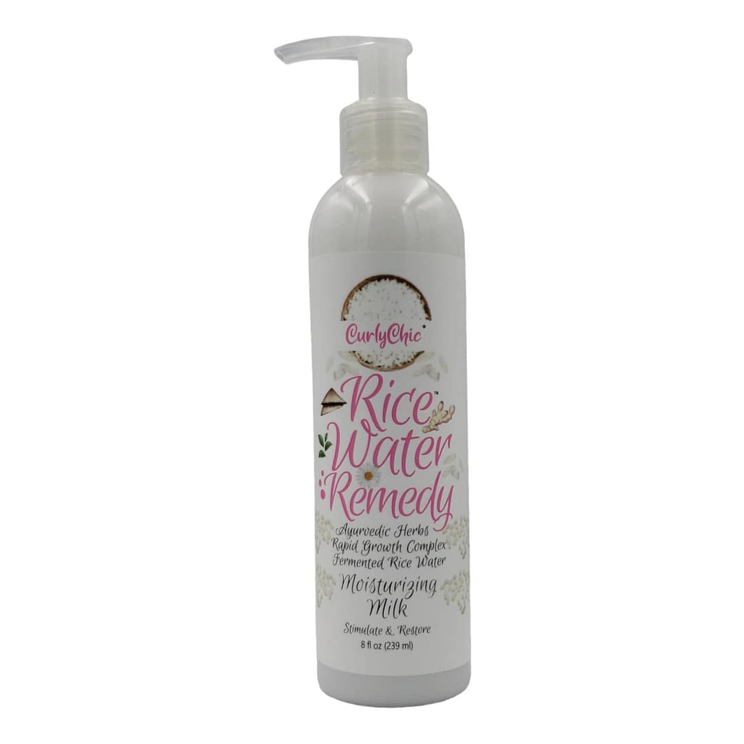 CurlyChic Rice Water Remedy Moisturizing Milk 8fl.oz CurlyChic Rice Water Remedy Moisturizing Milk 8fl.oz
